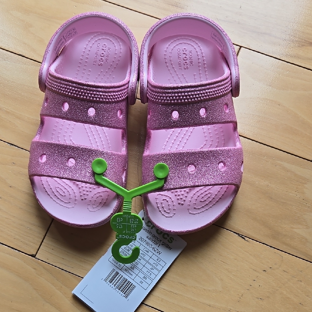 Crocs Kids Pink Sandals